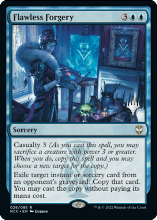 Image for Flawless Forgery (26) (Promo Pack: Streets of New Capenna) - Magic: The Gathering