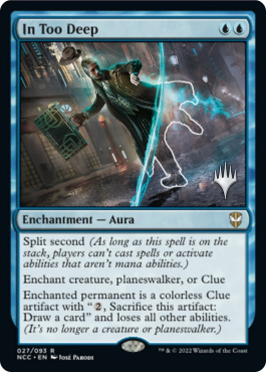 Image for In Too Deep (27) (Promo Pack: Streets of New Capenna) - Magic: The Gathering