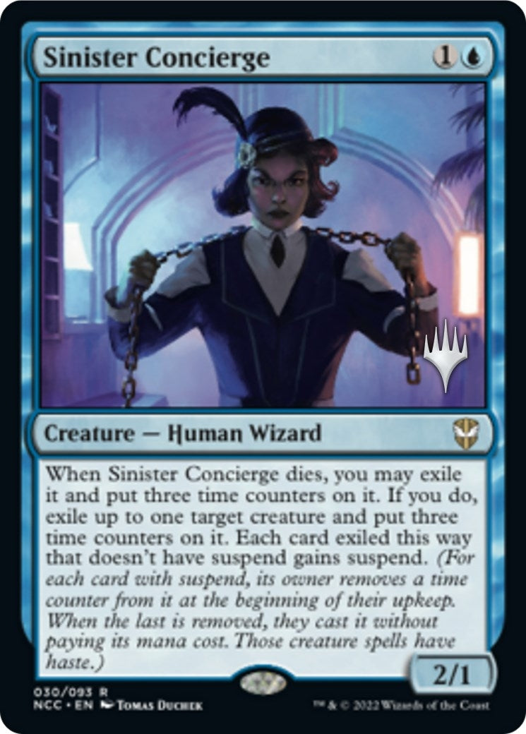 Image for Sinister Concierge (30) (Promo Pack: Streets of New Capenna) - Magic: The Gathering