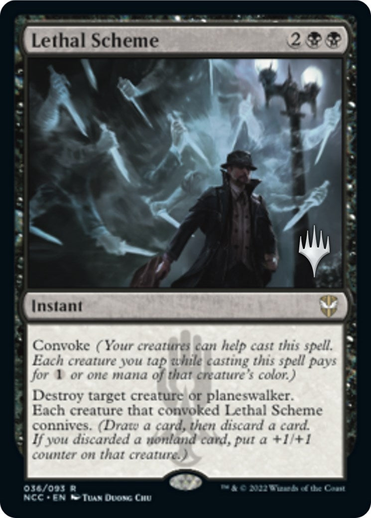 Image for Lethal Scheme (36) (Promo Pack: Streets of New Capenna) - Magic: The Gathering