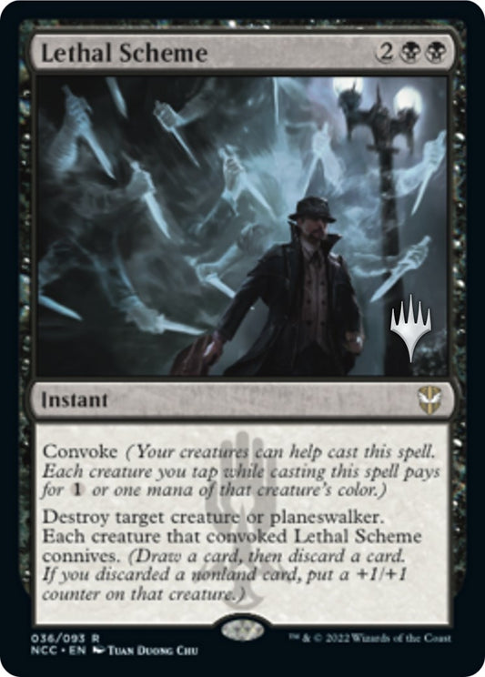 Image for Lethal Scheme (36) (Promo Pack: Streets of New Capenna) - Magic: The Gathering