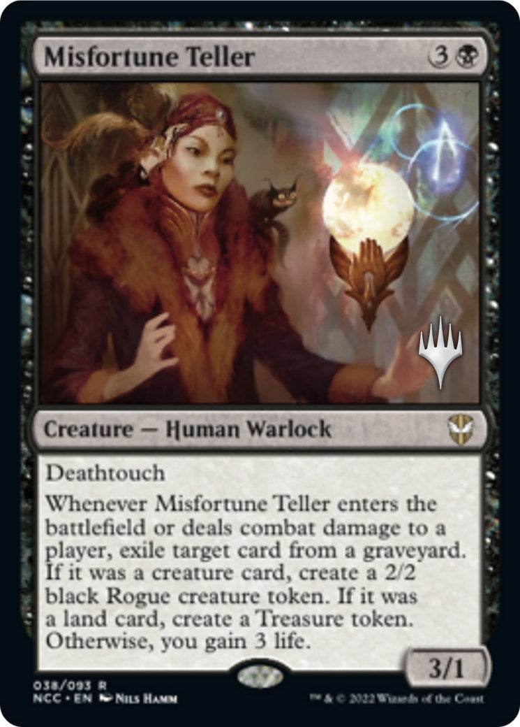 Image for Misfortune Teller (38) (Promo Pack: Streets of New Capenna) - Magic: The Gathering