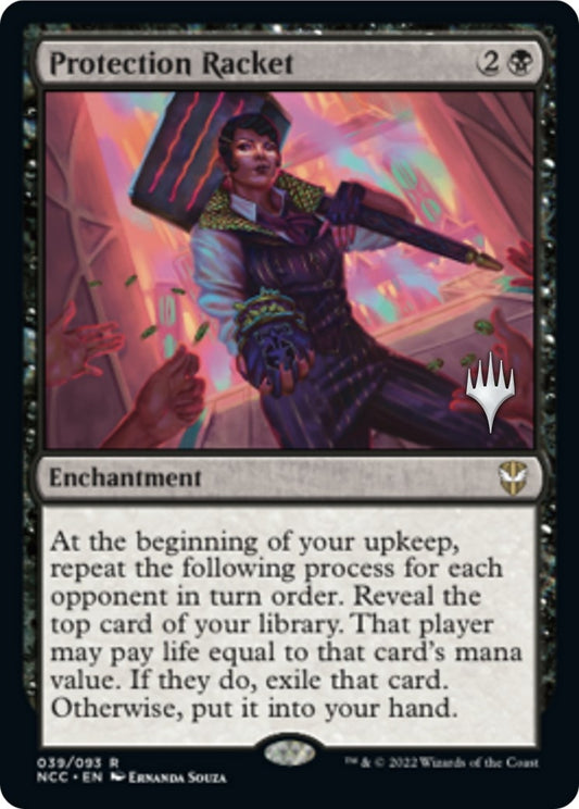 Image for Protection Racket (39) (Promo Pack: Streets of New Capenna) - Magic: The Gathering