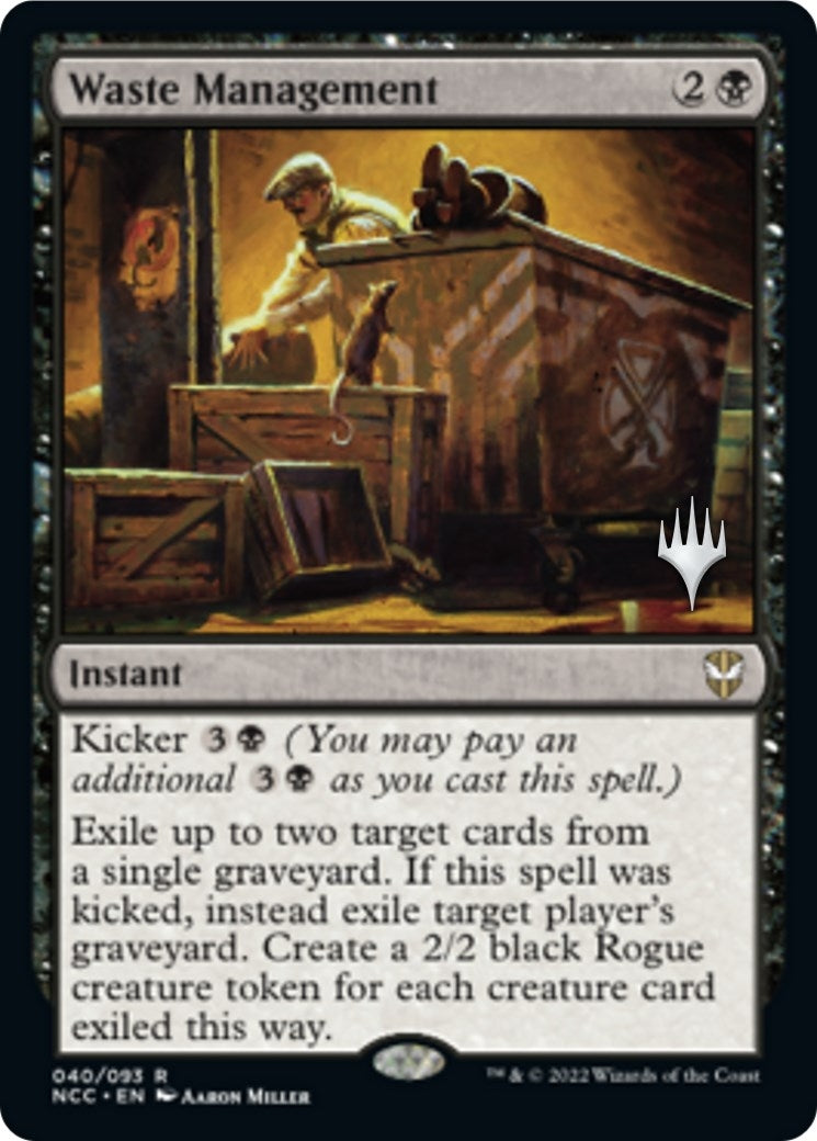 Image for Waste Management (40) (Promo Pack: Streets of New Capenna) - Magic: The Gathering