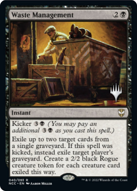 Image for Waste Management (40) (Promo Pack: Streets of New Capenna) - Magic: The Gathering