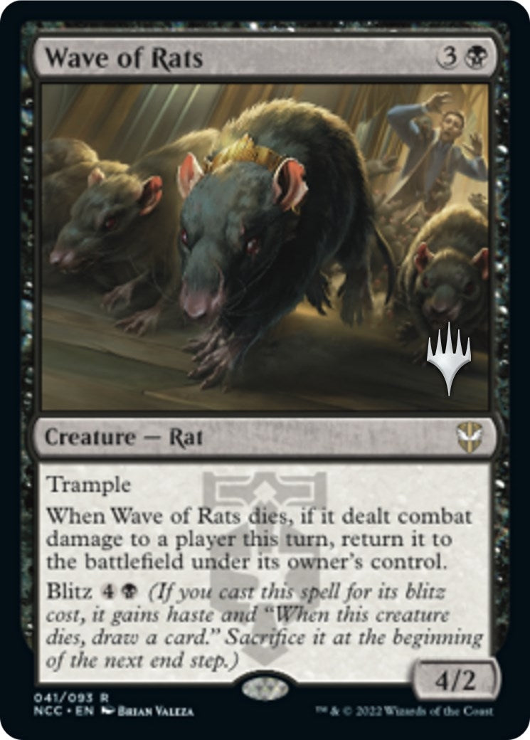 Image for Wave of Rats (41) (Promo Pack: Streets of New Capenna) - Magic: The Gathering