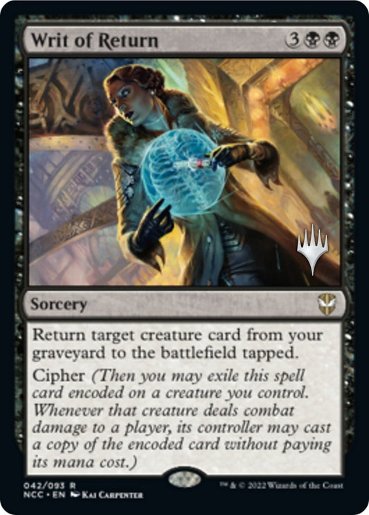 Image for Writ of Return (42) (Promo Pack: Streets of New Capenna) - Magic: The Gathering