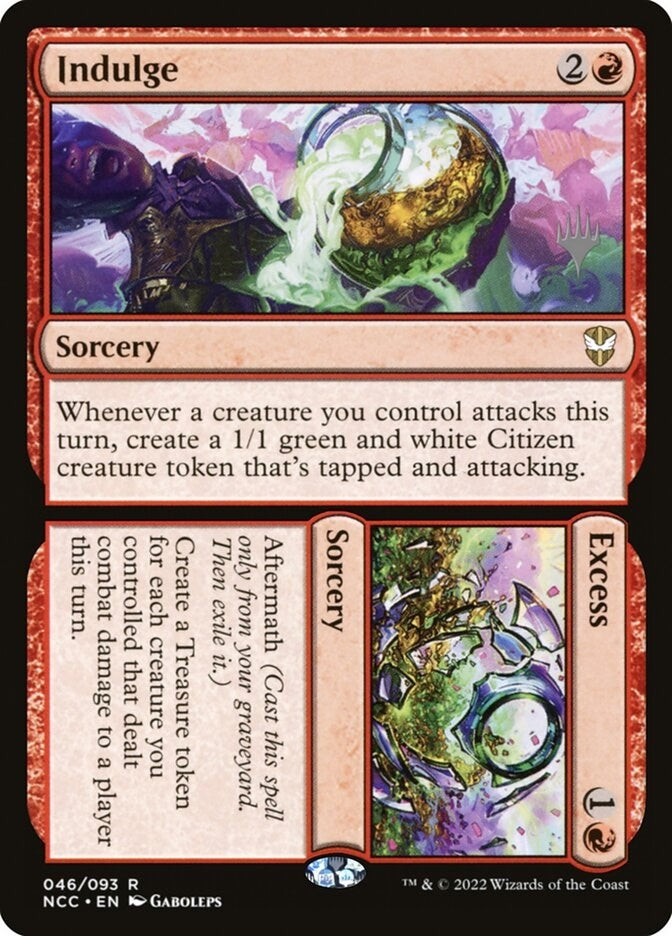 Image for Indulge // Excess (46) (Promo Pack: Streets of New Capenna) - Magic: The Gathering