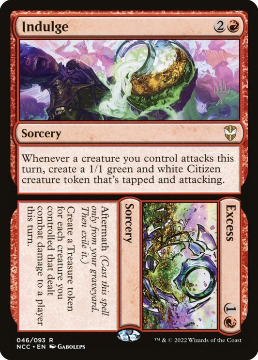 Image for Indulge // Excess (46) (Promo Pack: Streets of New Capenna) - Magic: The Gathering