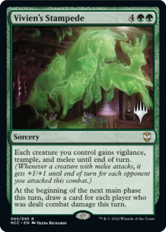 Image for Vivien's Stampede (65) (Promo Pack: Streets of New Capenna) - Magic: The Gathering