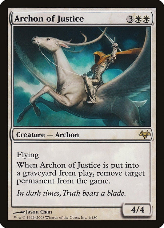 Image for Archon of Justice (1) (Eventide) - Magic: The Gathering