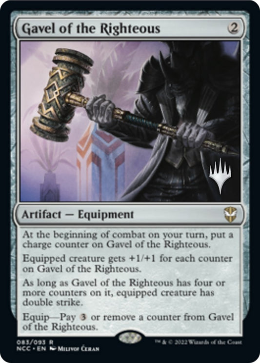 Image for Gavel of the Righteous (83) (Promo Pack: Streets of New Capenna) - Magic: The Gathering