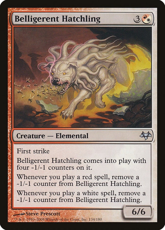 Image for Belligerent Hatchling (134) (Eventide) - Magic: The Gathering