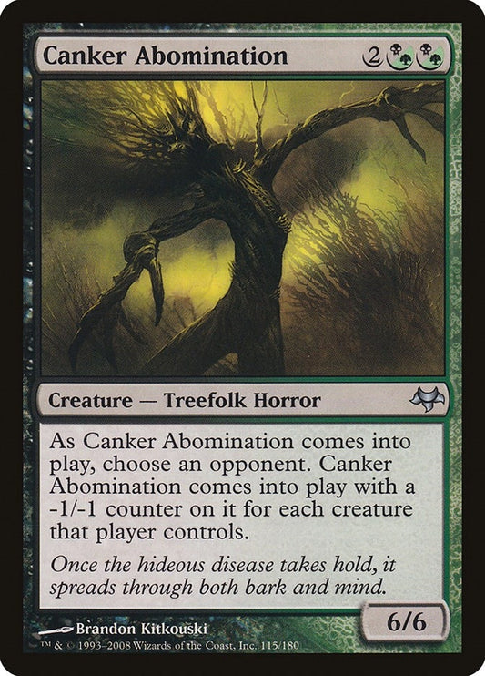 Image for Canker Abomination (115) (Eventide) - Magic: The Gathering