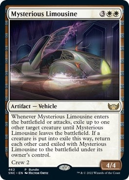 Image for Mysterious Limousine (SNC Bundle) (462) (Unique and Miscellaneous Promos) - Magic: The Gathering