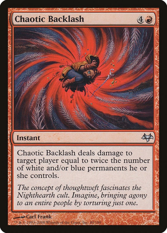 Image for Chaotic Backlash (49) (Eventide) - Magic: The Gathering