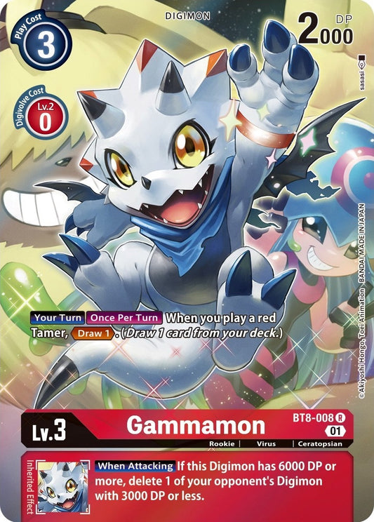 Image for Gammamon (Alternate Art) (BT8-008 R) (New Awakening) - Digimon Card Game