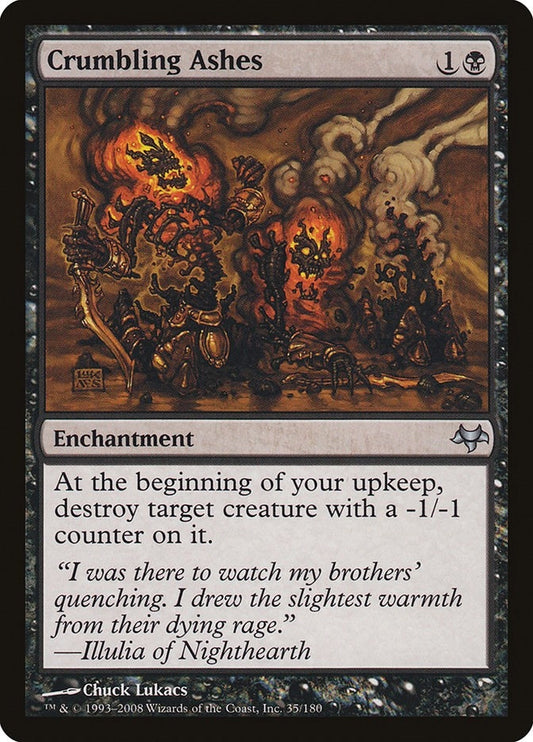 Image for Crumbling Ashes (35) (Eventide) - Magic: The Gathering
