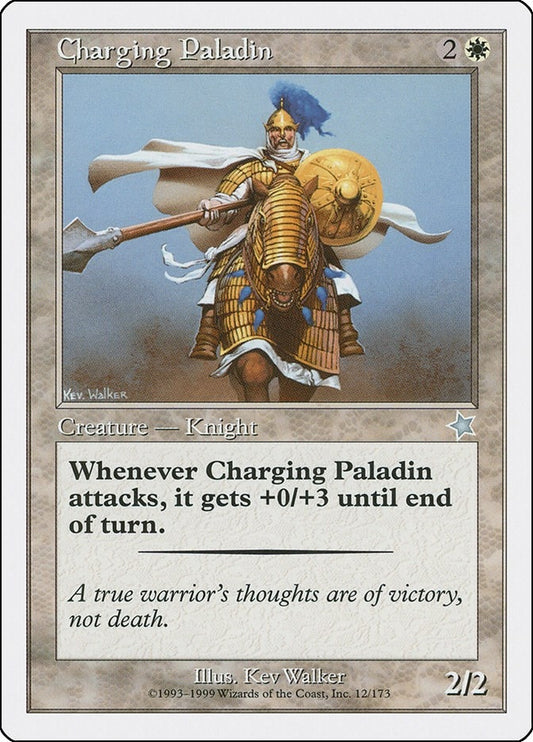 Image for Charging Paladin (12) (Starter 1999) - Magic: The Gathering