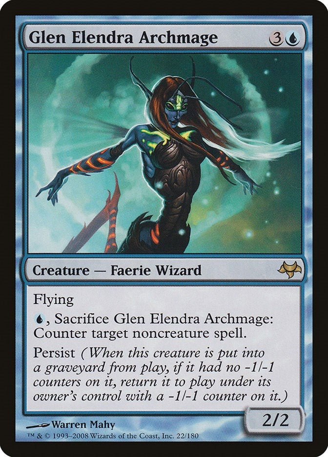 Image for Glen Elendra Archmage (22) (Eventide) - Magic: The Gathering