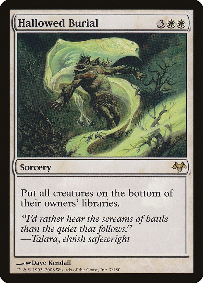 Image for Hallowed Burial (7) (Eventide) - Magic: The Gathering