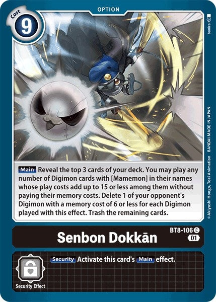Image for Senbon Dokkan (BT8-106 C) (New Awakening) - Digimon Card Game