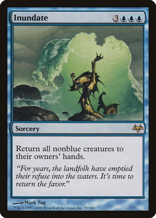 Image for Inundate (25) (Eventide) - Magic: The Gathering