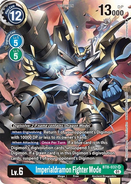 Image for Imperialdramon Fighter Mode (Alternate Art) (BT8-032 SR) (New Awakening) - Digimon Card Game