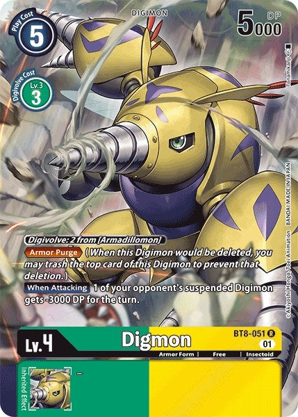 Image for Digmon (Alternate Art) (BT8-051 R) (New Awakening) - Digimon Card Game