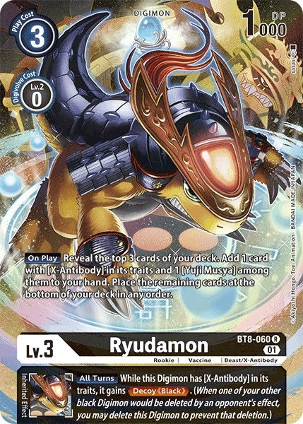 Image for Ryudamon (Alternate Art) (BT8-060 R) (New Awakening) - Digimon Card Game