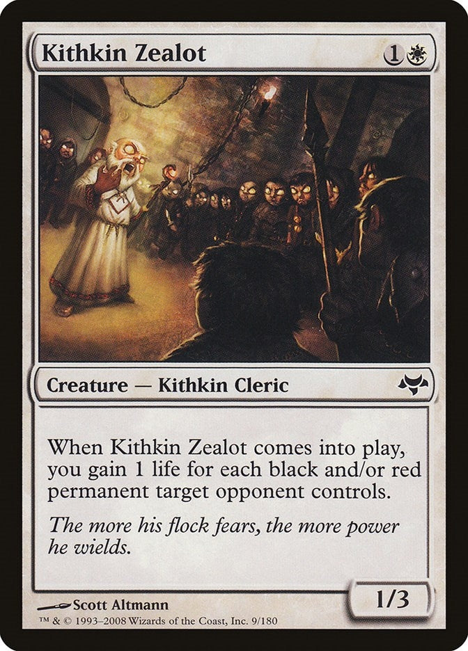 Image for Kithkin Zealot (9) (Eventide) - Magic: The Gathering