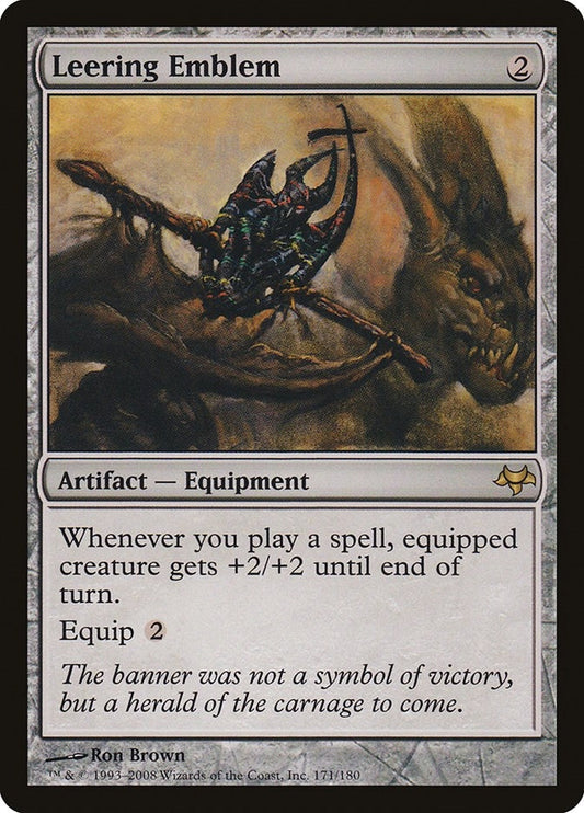 Image for Leering Emblem (171) (Eventide) - Magic: The Gathering