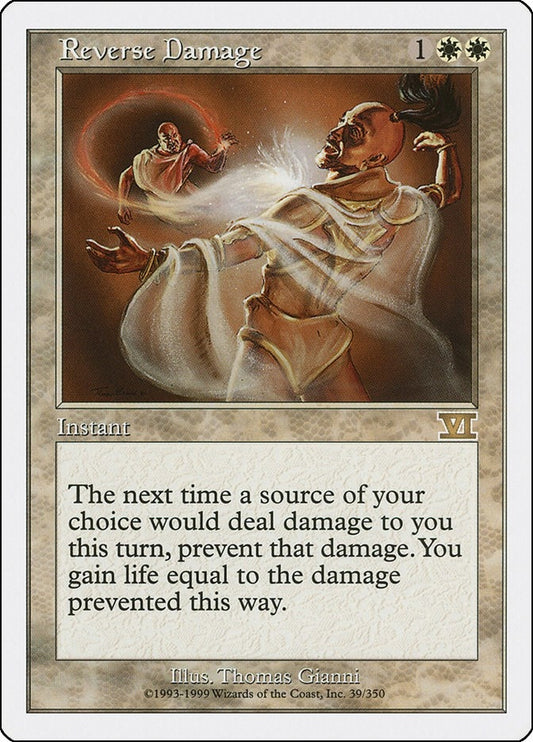 Image for Reverse Damage (39) (Classic Sixth Edition) - Magic: The Gathering