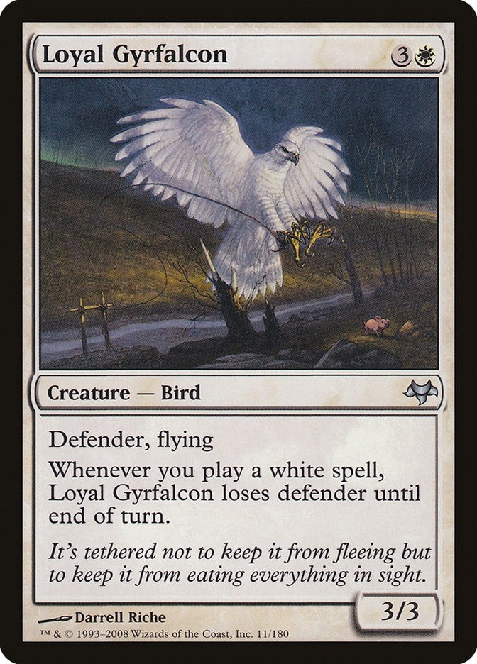 Image for Loyal Gyrfalcon (11) (Eventide) - Magic: The Gathering