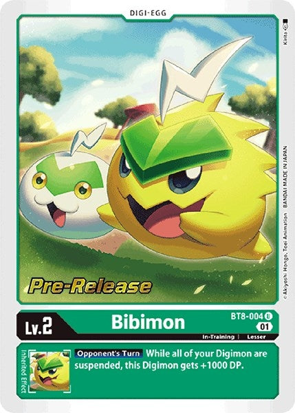 Image for Bibimon (BT8-004 U) (New Awakening Pre-Release Cards) - Digimon Card Game