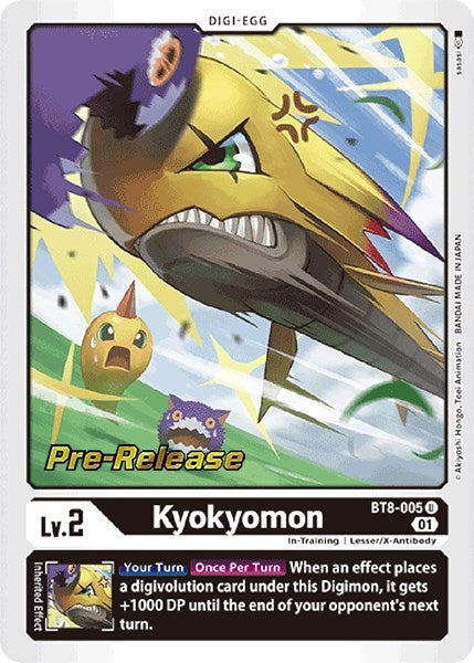 Image for Kyokyomon (BT8-005 U) (New Awakening Pre-Release Cards) - Digimon Card Game
