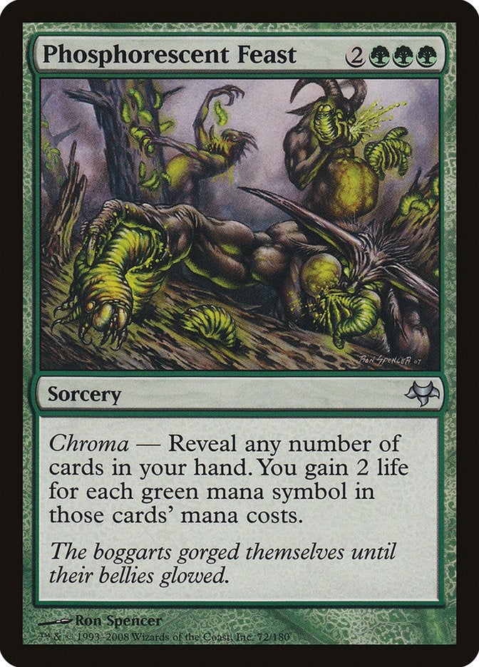 Image for Phosphorescent Feast (72) (Eventide) - Magic: The Gathering