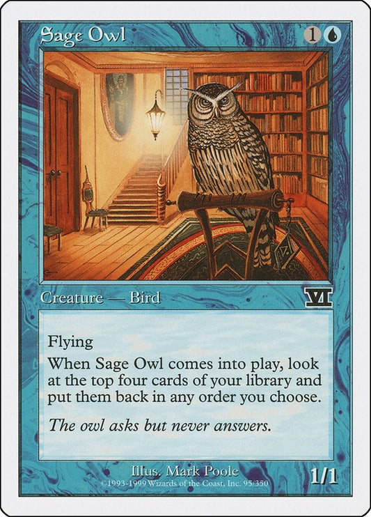 Image for Sage Owl (95) (Classic Sixth Edition) - Magic: The Gathering