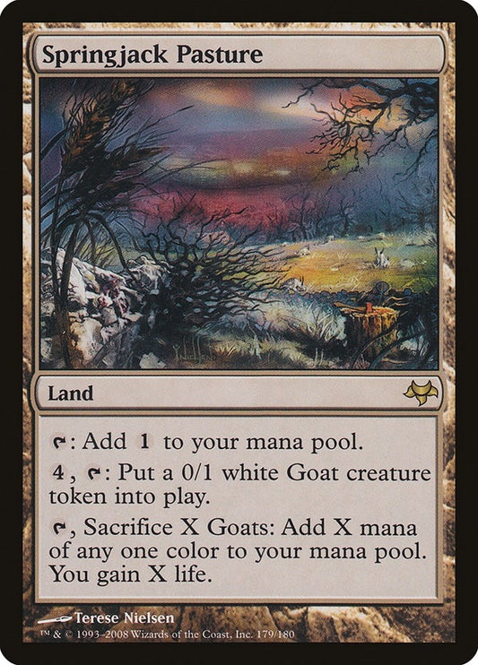 Image for Springjack Pasture (179) (Eventide) - Magic: The Gathering