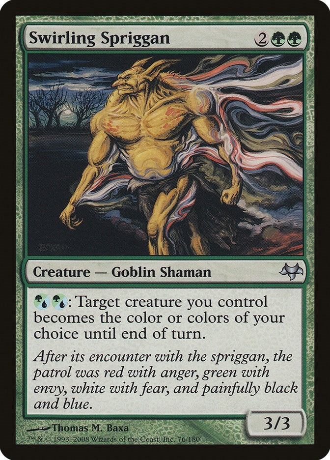 Image for Swirling Spriggan (76) (Eventide) - Magic: The Gathering