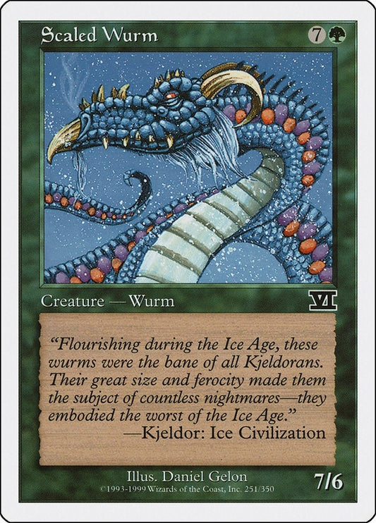 Image for Scaled Wurm (251) (Classic Sixth Edition) - Magic: The Gathering