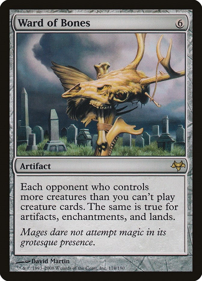 Image for Ward of Bones (174) (Eventide) - Magic: The Gathering