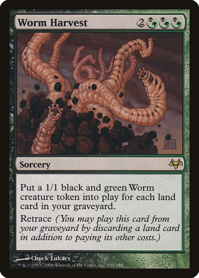 Image for Worm Harvest (131) (Eventide) - Magic: The Gathering