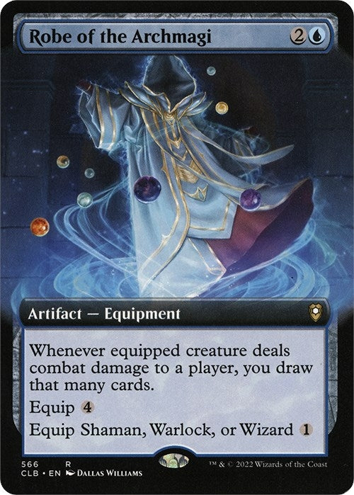 Image for Robe of the Archmagi (Extended Art) (566) (Commander Legends: Battle for Baldur's Gate) - Magic: The Gathering