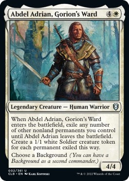 Image for Abdel Adrian, Gorion's Ward (2) (Commander Legends: Battle for Baldur's Gate) - Magic: The Gathering