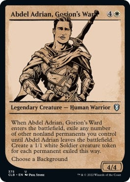 Image for Abdel Adrian, Gorion's Ward (Showcase) (375) (Commander Legends: Battle for Baldur's Gate) - Magic: The Gathering