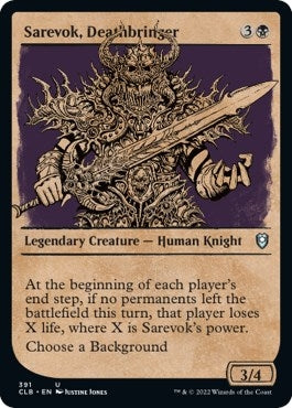Image for Sarevok, Deathbringer (Showcase) (391) (Commander Legends: Battle for Baldur's Gate) - Magic: The Gathering