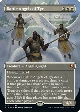 Image for Battle Angels of Tyr (Borderless) (370) (Commander Legends: Battle for Baldur's Gate) - Magic: The Gathering