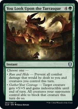 Image for You Look Upon the Tarrasque (262) (Commander Legends: Battle for Baldur's Gate) - Magic: The Gathering