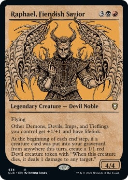 Image for Raphael, Fiendish Savior (Showcase) (438) (Commander Legends: Battle for Baldur's Gate) - Magic: The Gathering
